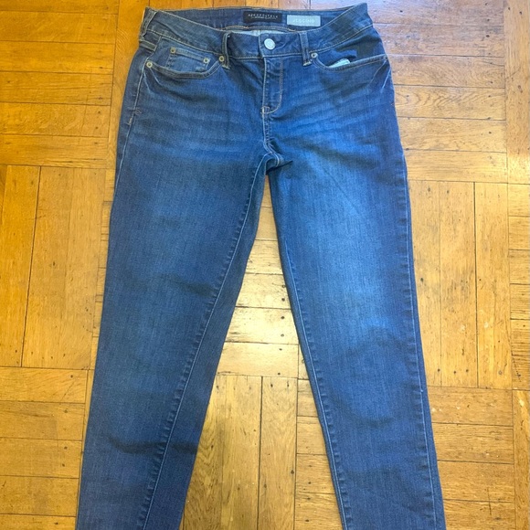 Aeropostale Blue denim straight leg, size 6 - Picture 5 of 14